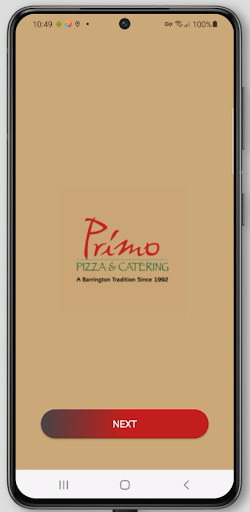 Android application Primo Pizza & Catering screenshort