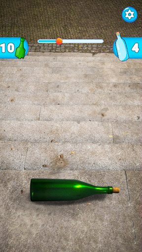 Bottle on Stairs: Rolling Down Screen 3