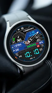 Hybrid CARBON Sport Watchface