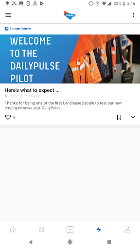 Lendlease DailyPulse Screen 3