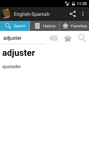 English Dictionary in Spanish