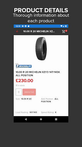 International Tyres Screen 3