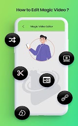 Magic video editor and maker