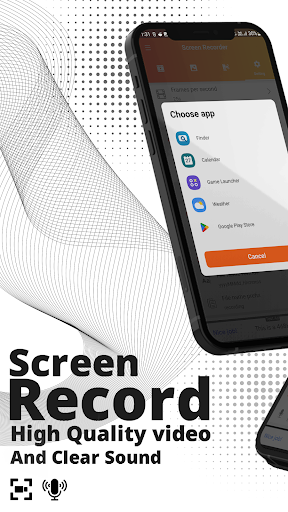 Android application Screen Recorder With Audio App screenshort