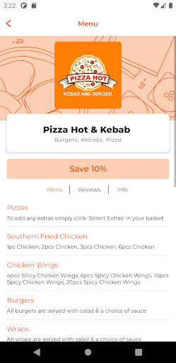 Pizza Hot & Kebab Screen 2