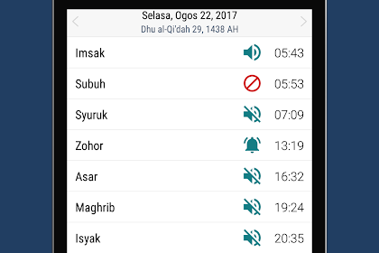waktu solat kk 2018