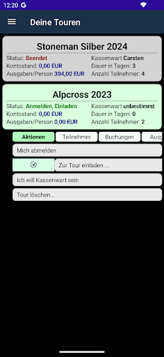 Gemeinschaftskasse Screen 3