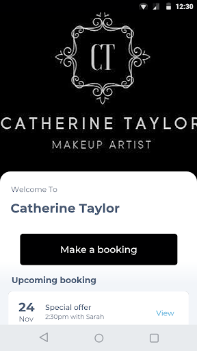 Android application Catherine Taylor screenshort