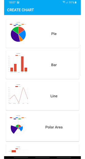 Android application Chart Maker: Graphs and charts screenshort