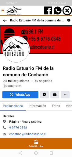 Radio Estuario 96.1 FM Screen 3