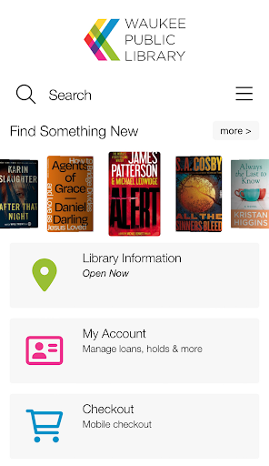 Android application Waukee Public Library screenshort