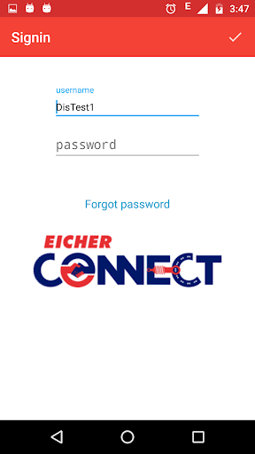 Eicher Connect Screen 2