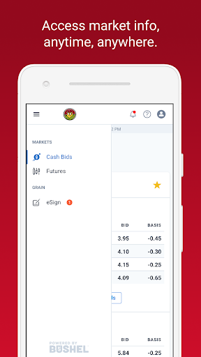 Android application Townsend Grain screenshort