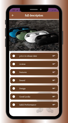 Android application jlab Go Air help screenshort
