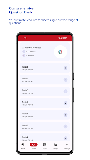 Practice Life in UK Test App Screen 2