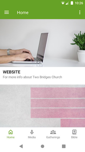 Android application Two Bridges Church screenshort