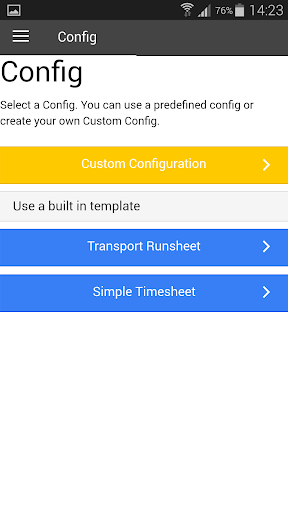 Android application chkPoints - Create your own Ti screenshort