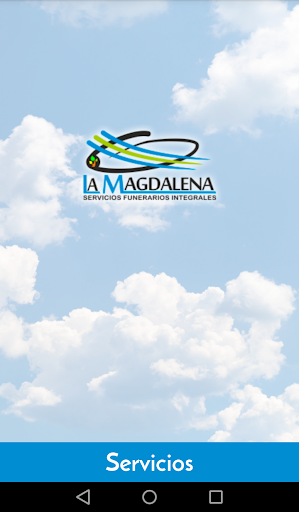 Android application Funeraria La Magdalena screenshort