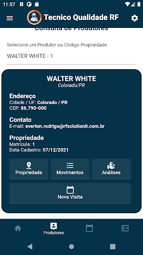 Milkroute Técnico Screen 2