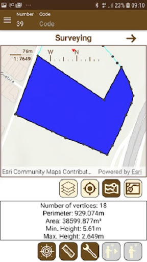 Android application TcpGPS - Surveying with GNSS screenshort