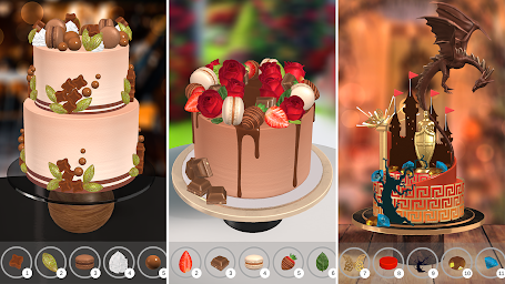 Cake Coloring 3D