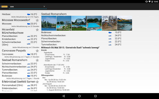 wiewarm.ch Screen 3