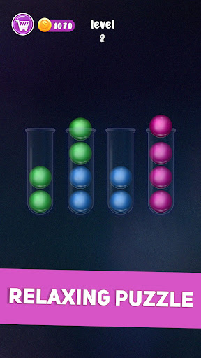 Android application Bubble Sort Puzzle screenshort