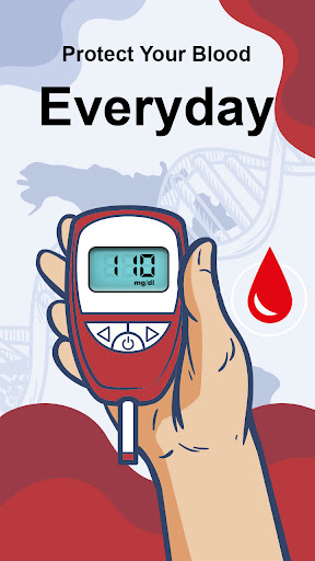 Android application Glucose Logs-Blood Sugar Diary screenshort