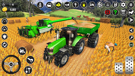 Farming Tractor Village Games poster 25