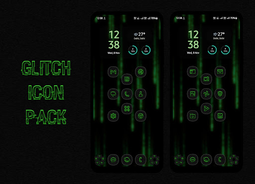 Screenshot of Glitch Icon Pack