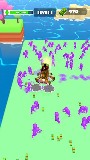 Spider Train - Zombie Attack Screen 2