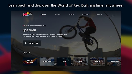 Red Bull TV: Sport & Videos Captura de pantalla