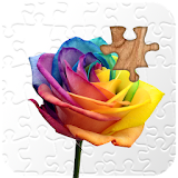 Roses jigsaw puzzles icon