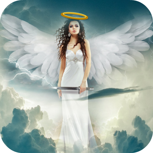 An Angel Wing From The Sky Background, How To Make A Picture With