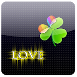 GO Launcher Love 4 Ever gold icon