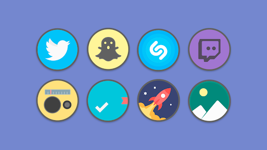 Flat Circle – Icon Pack APK Mod Android or ios 5.0 Patched Gallery 7
