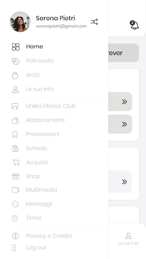 Unika Fitness Club Screen 3