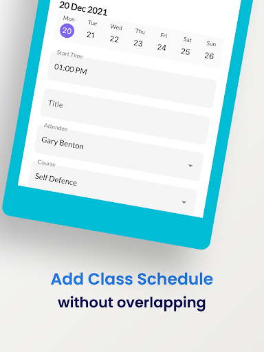 Screenshot of Schedule Flow - Track Students
