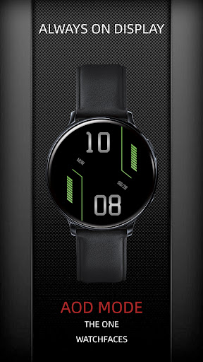 Geometric Green For Wear OS