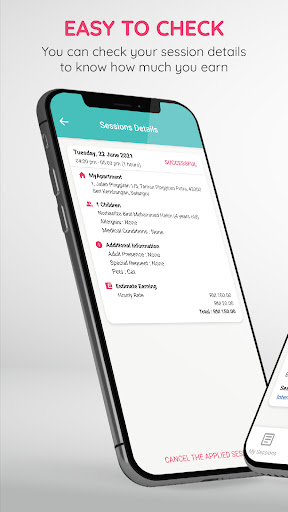 Android application Kiddocarer screenshort