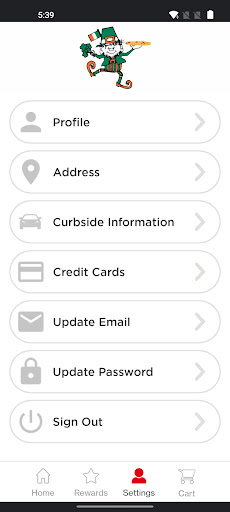 Screenshot of Rafferty's Pizza