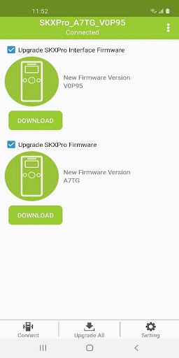 Android application KTSync SKX screenshort