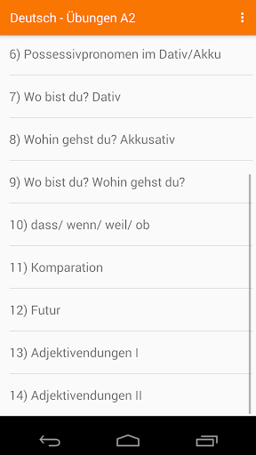 A2 German Screen 2