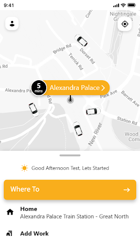 Alexandra Palace Minicabs Screen 2