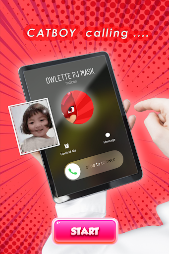 PJ Catboy Red Mask Fake Call