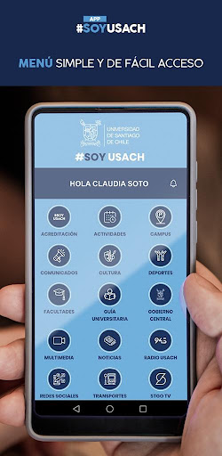 Android application Soy Usach screenshort