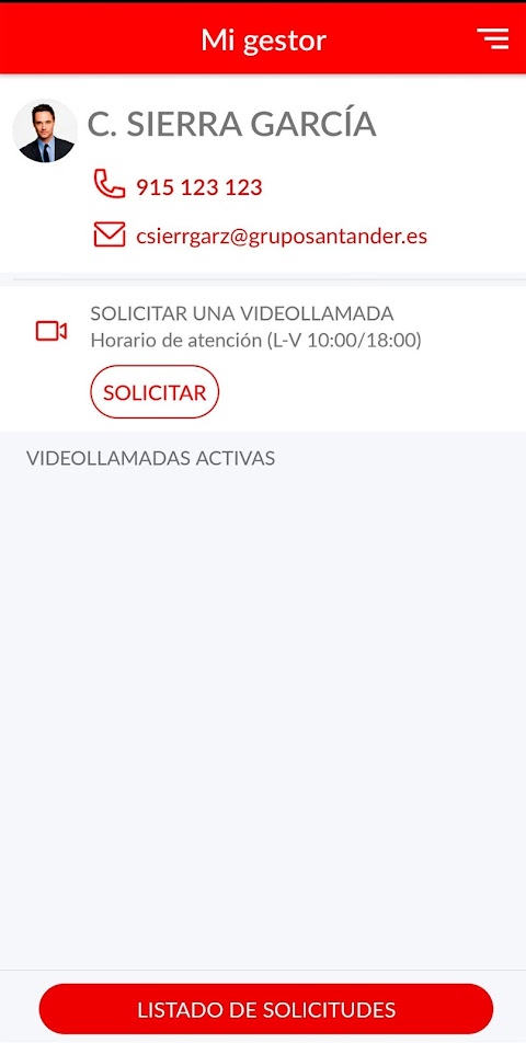 Banco Santander Videollamadaのおすすめ画像2