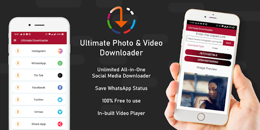 Android application Photo and Video Downloader for screenshort