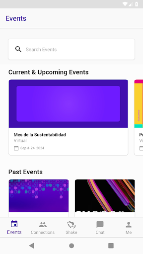 Eventos Telecom Screen 2