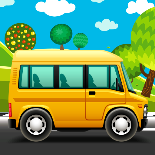 Animated puzzles cars logo